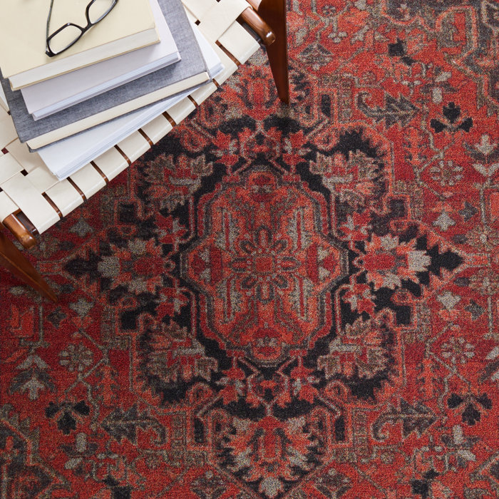 Mistana™ Adalia Performance Red Rug & Reviews Wayfair